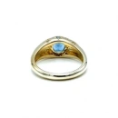 Mavi Tektaş Serpme Taş Yüzük