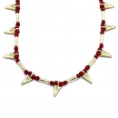 Mercan Doğaltaş Tri Kolye