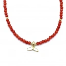 Mercan Dorilka Detaylı Kolye