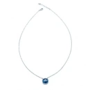 Mini Kare Camgöz Kolye