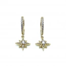 Mini Kuzey Yıldızı Halka Küpe