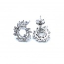 Mini Markiz Çelenk Küpe