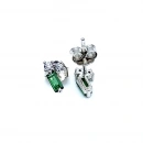 Mini Mini Yeşil Taşlı Küpe