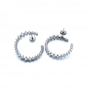 Mini Taşlı Büyük O Küpe