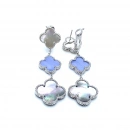 Mix Doğaltaş 3lü Yonca Küpe