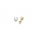 Mozanit 1,25ct Tektaş Küpe