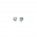 Mozanit 1,25ct Tektaş Küpe