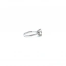 Mozanit 2.5ct 6 Tırnak Tektaş Yüzük