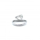 Mozanit 2,5ct Damla Tektaş Yüzük