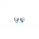 Mozanit 2ct Tektaş Küpe