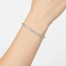 Mozanit 3mm S Suyolu Bileklik