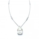 Mozanit 4,5ct Damla Tektaş Kolye