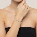 Mozanit 4mm Suyolu Bileklik