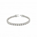Mozanit 4mm Suyolu Bileklik