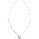 Mozanit 5ct Prenses Kolye