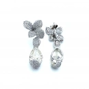 Mozanit Bruno Çiçek Küpe