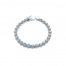 Mozanit Circle Aro Tektaş Suyolu Bileklik