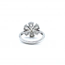 Mozanit Damla Çiçek Yüzük