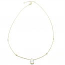 Mozanit Damla Stud Kolye