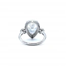 Mozanit Damla Taşlı G Colour 2 Çiçek Yüzük