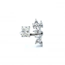 Mozanit Damla Yaprak Di Ayrık Yüzük