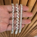 Mozanit Damla Yaprak Suyolu Bileklik