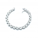 Mozanit Damla Yaprak Suyolu Bileklik