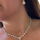 Mozanit Markiz Damla Küpe