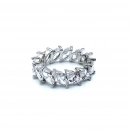 Mozanit Markiz 5ct Tamtur Yüzük