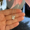 Mozanit Oval Trio Kolye