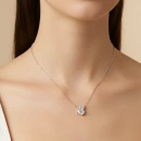 Mozanit Oval Trio Kolye