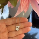 Mozanit Oval Trio Kolye