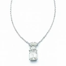 Mozanit Tria Di Markiz Oval Kolye