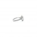 Mozanit Wedding Oval Tektaş Yüzük
