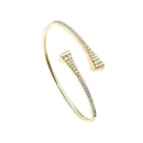 Mrl Beyaz Sedef Full Taşlı Kelepçe