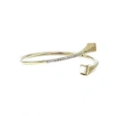 Mrl Beyaz Sedef Full Taşlı Kelepçe