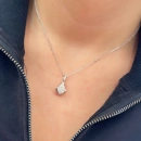 Mrl Taşlı Kurşun Kolye