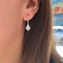 Mrl Taşlı Kurşun Küpe