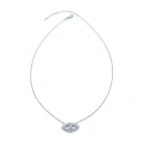 Nötr Taşlı Göz Kolye