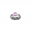 Oval Pembe Safir Taşlı Tamtur Yüzük