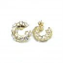 Oval Taşlı C Küpe