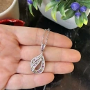 Pastel Rainbow 3 Sıra Damla Kolye