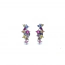 Pastel Rainbow 4 Mini Prenses Küpe