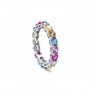 Pastel Rainbow 4mm Tamtur Yüzük