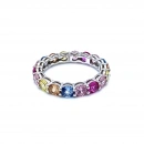 Pastel Rainbow 4mm Tamtur Yüzük