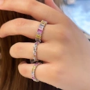 Pastel Rainbow Asim Baget Tamtur Yüzük