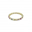 Pastel Rainbow Baget Tamtur Yüzük