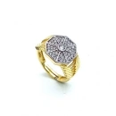 Pave Circle Küçük Parmak Yüzüğü