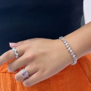 Pembe Damla Geo Bileklik