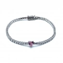 Pembe Kalp Suyolu Bileklik